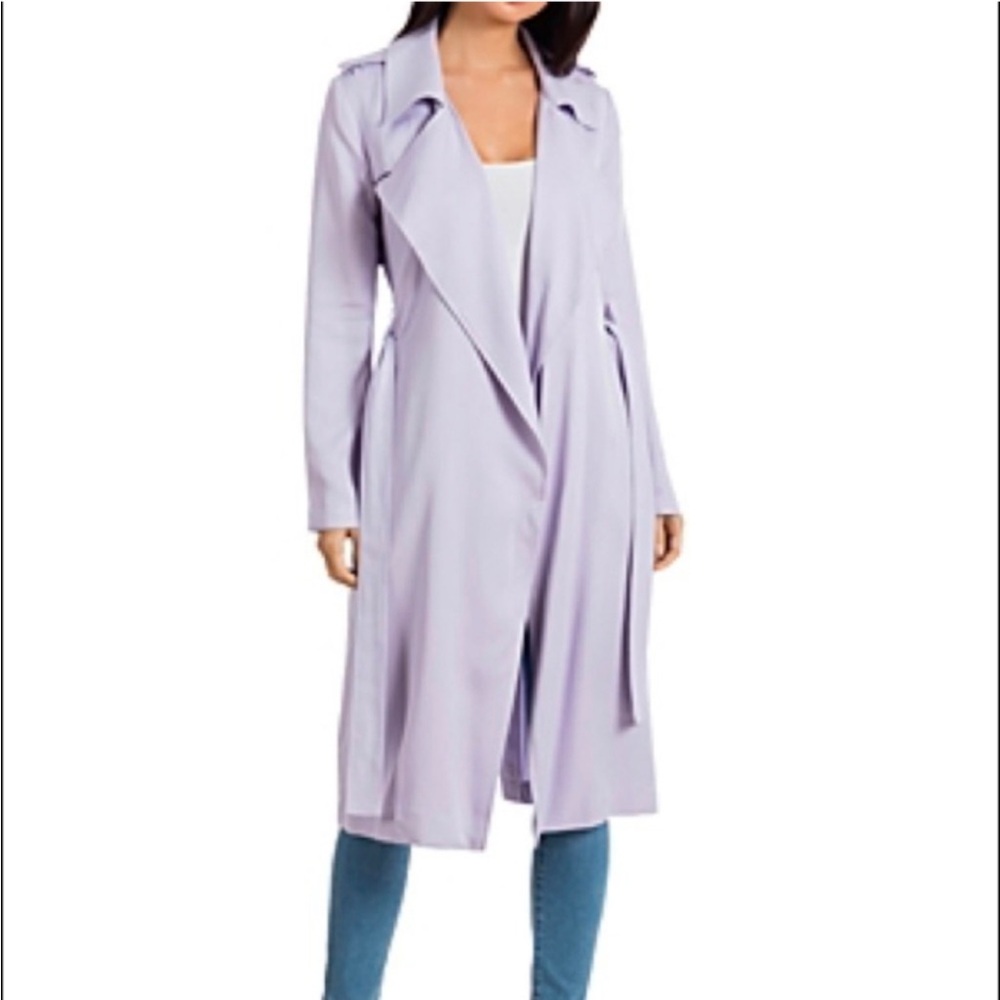 Badgley Mischka - Purple Trench Coat